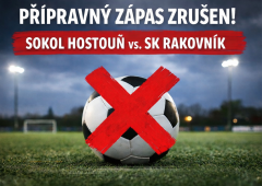 Zrušení přípravného utkání s Rakovníkem